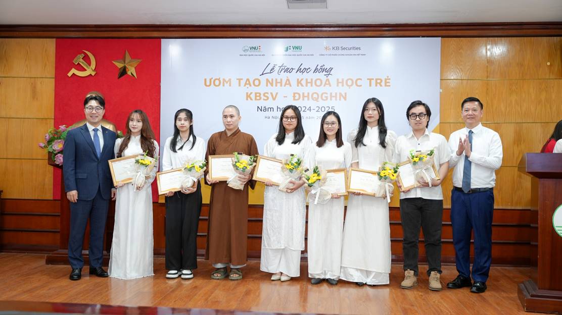 KBSV supports the next generation through the “Young Scientists Nurturing Scholarship”