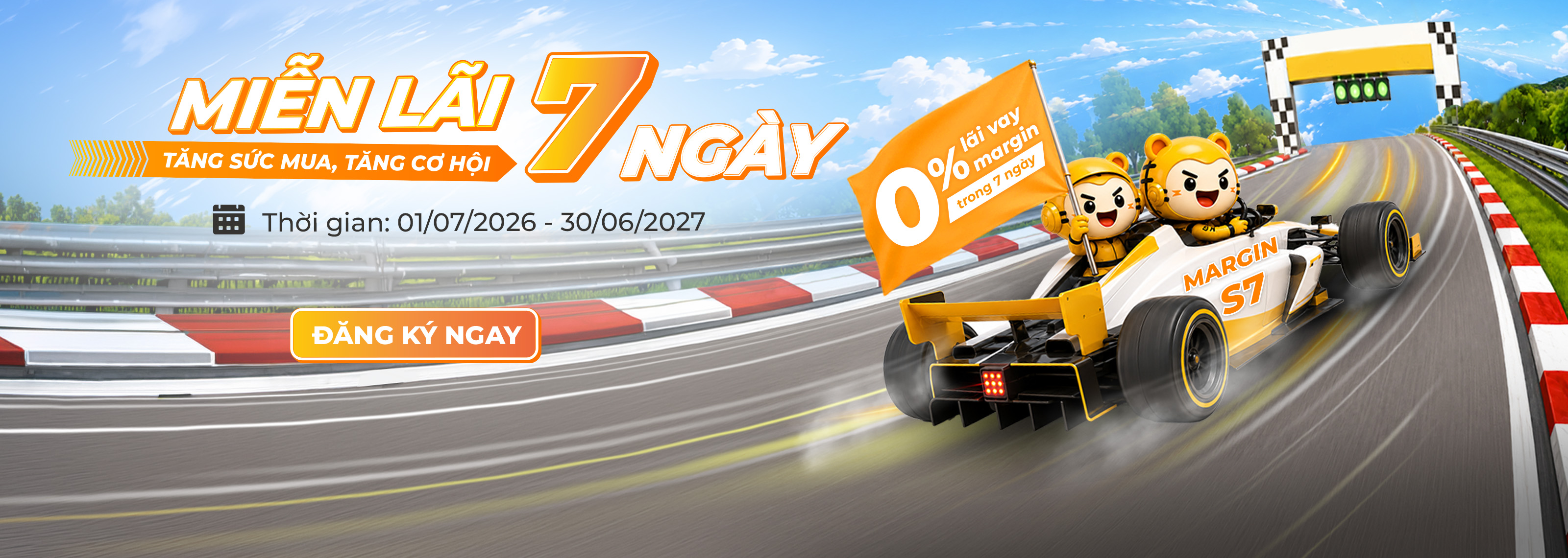 KB Margin S7: Miễn lãi 7 ngày - Tăng sức mua, tăng cơ hội