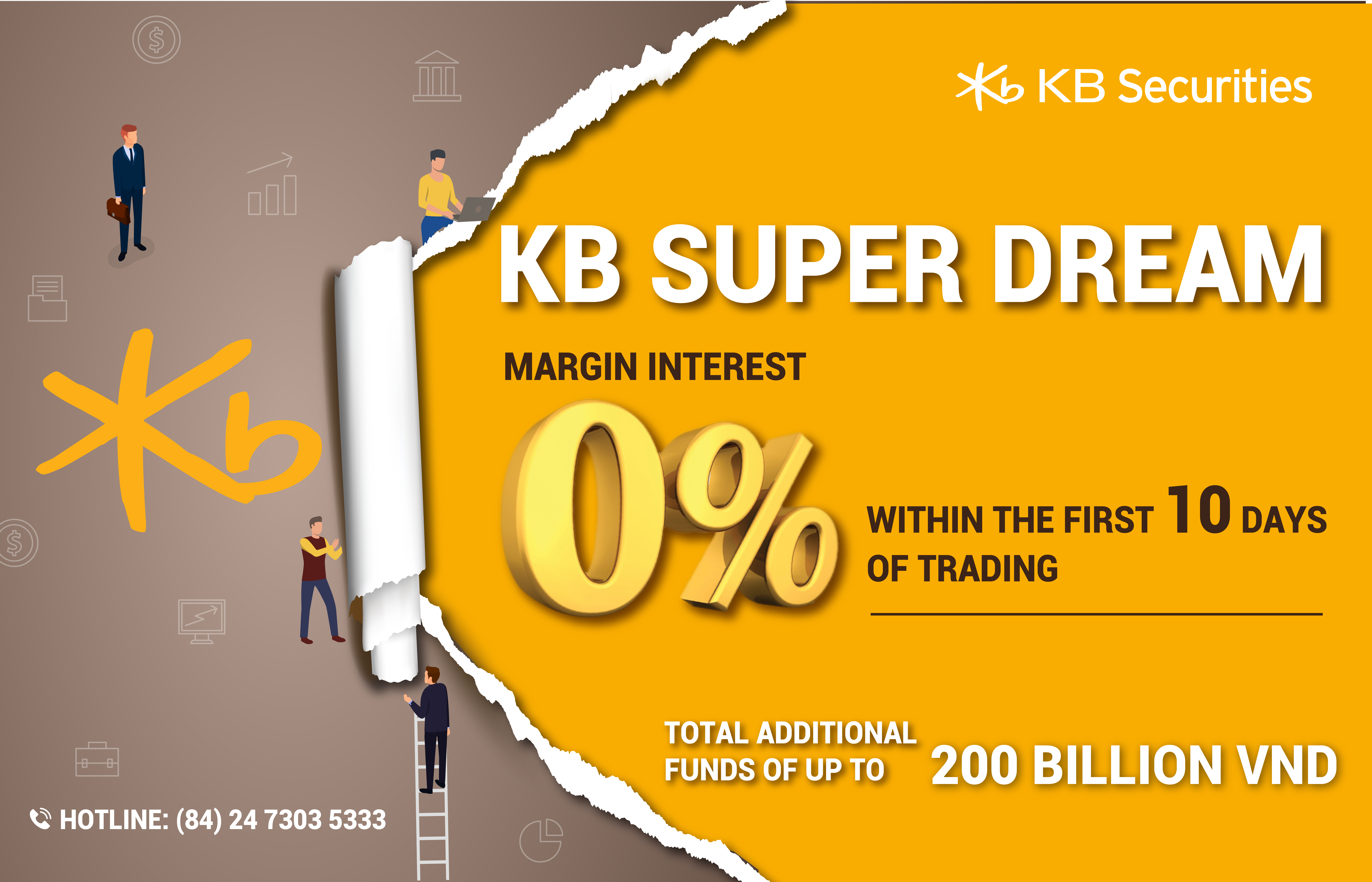 KBSV offers 0% margin interest
