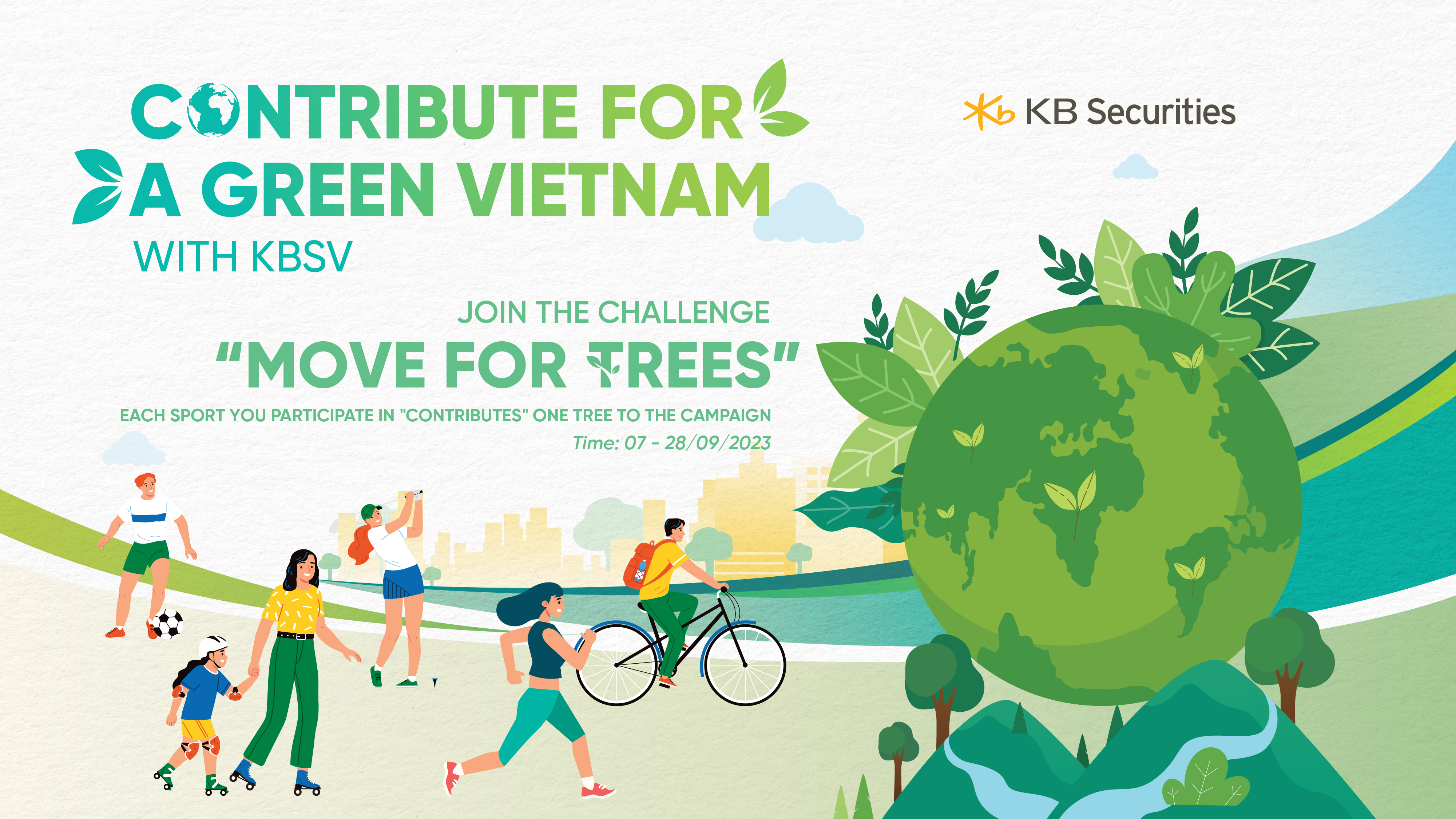 KB Securities Vietnam officially launched the Contribute for a Green Vietnam campaign