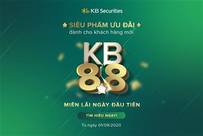 Ra mắt siêu phẩm ưu đãi KB 8.8 và giảm lãi suất dịch vụ tài chính tiêu chuẩn –  Động thái mạnh của KBSV để hỗ trợ nhà đầu tư trong mùa dịch