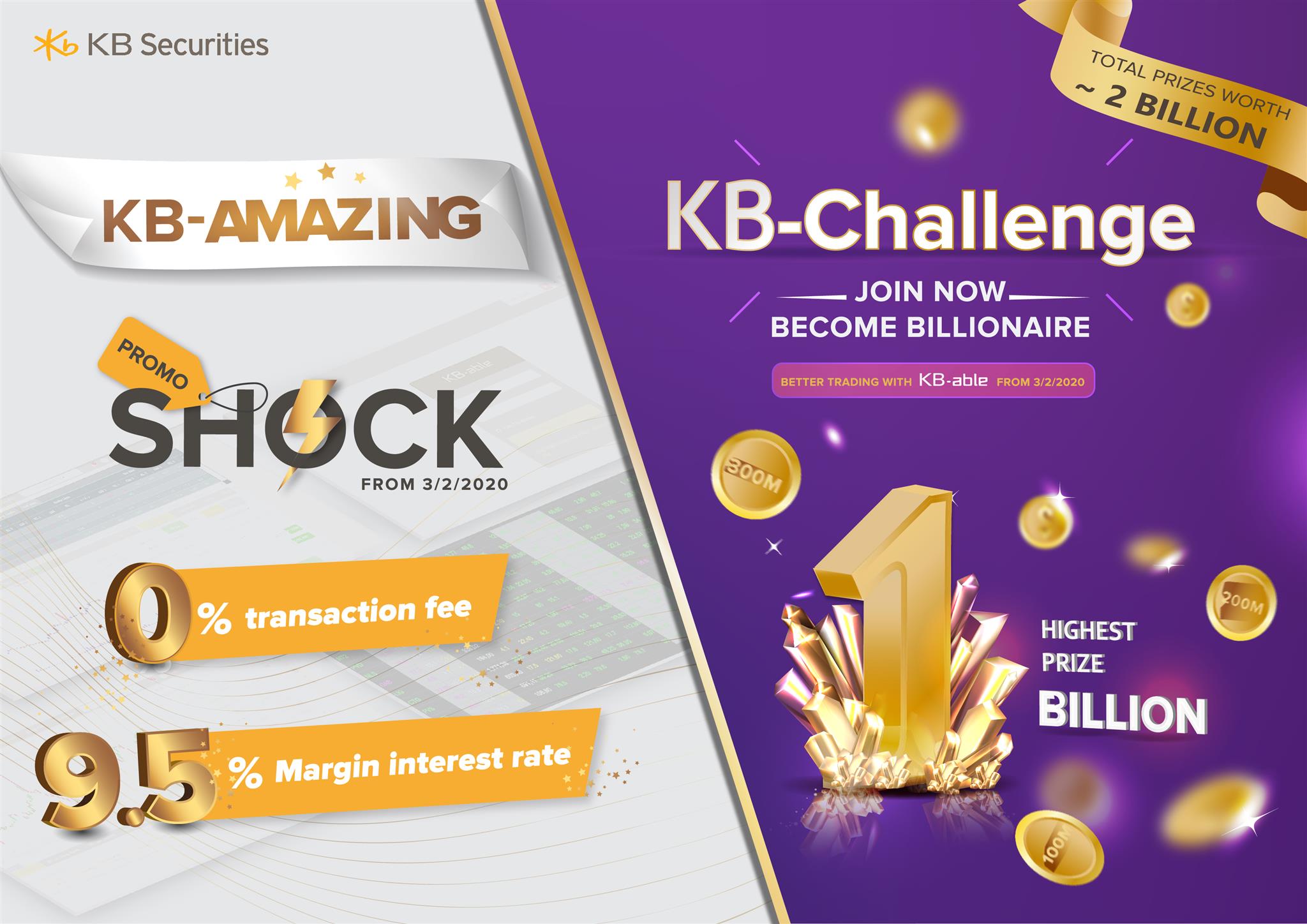 KBSV launched KB-Amazing promotion and KB-Challenge contest