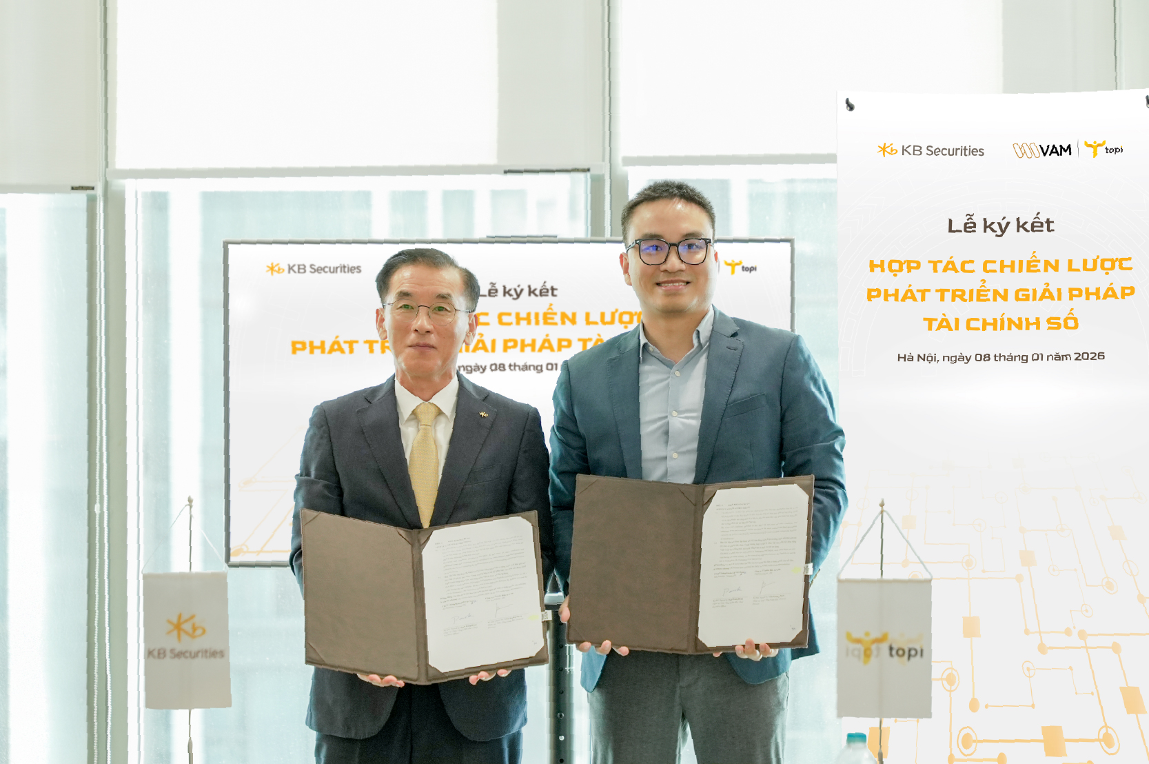 KBSV has officially entered into a strategic partnership with VAM Investment JSC — the operator of the TOPI investment platform