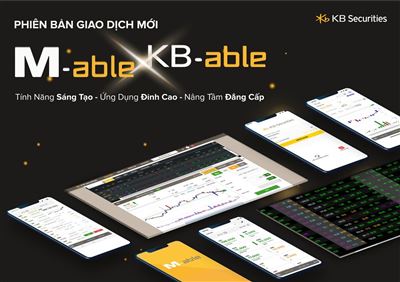 KBSV tiếp tục ra mắt ứng dụng giao dịch trên điện thoại M-able