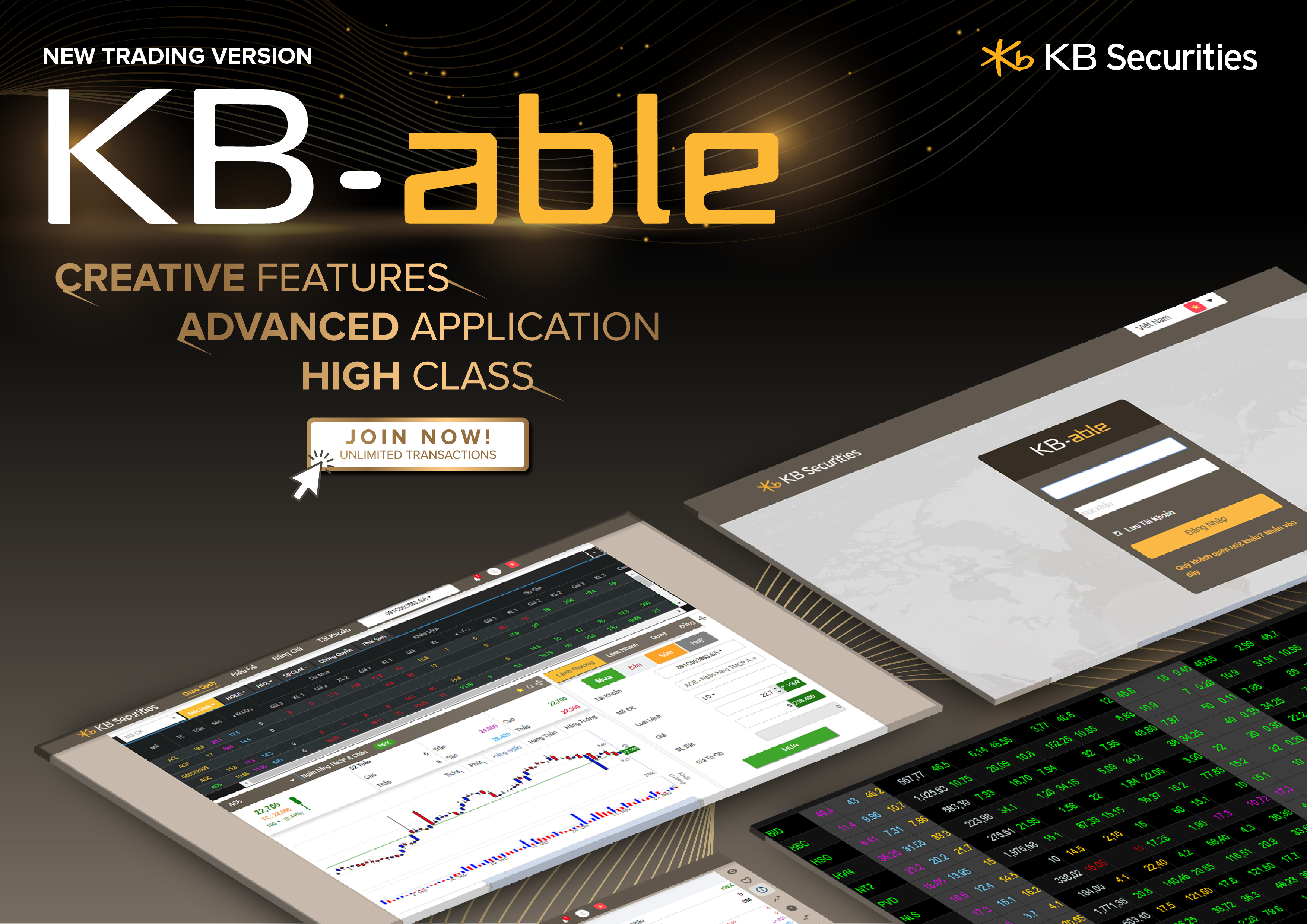 KBSV launching KB-able - “unlimited trading system