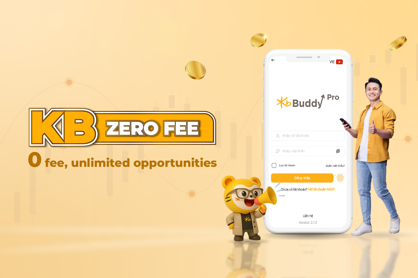 12 Months of Zero Trading Fees with KB Zero Fee
