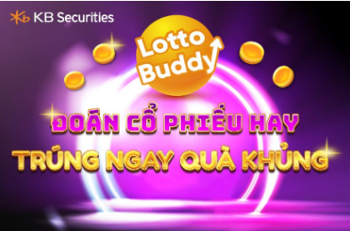 Lotto! Buddy - Dự đoán giá cổ phiếu và trúng thưởng trong ứng dụng KB Buddy
