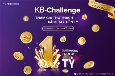 KB-Challenge - Giải thưởng 1 tỷ đồng vẫn đang tìm quán quân