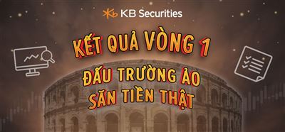 Chứng khoán KB Việt Nam thông báo kết quả vòng 1 Đấu trường ảo - Săn tiền thật