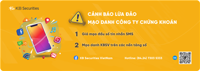 Cảnh báo lừa đảo mạo danh Công ty Chứng khoán KB Việt Nam
