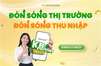 Đón sóng thị trường, mở lối thu nhập cùng KB Partner